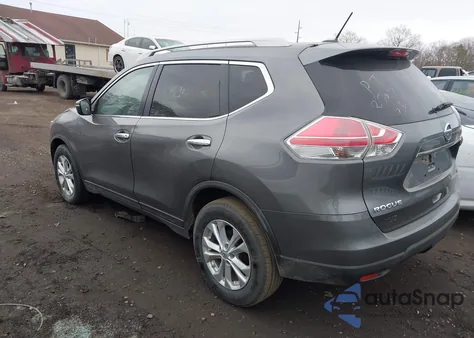 2015 Nissan Rogue Sv из США, поврежденный, VIN 5N1AT2MV5FC782795